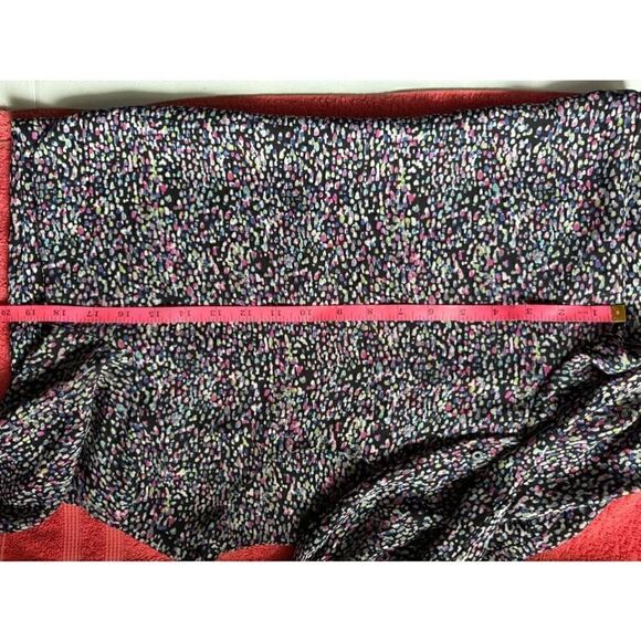 THE LIMITED women’s black with multicolored dots ruffled long sleeved blouse - Picture 3 of 5